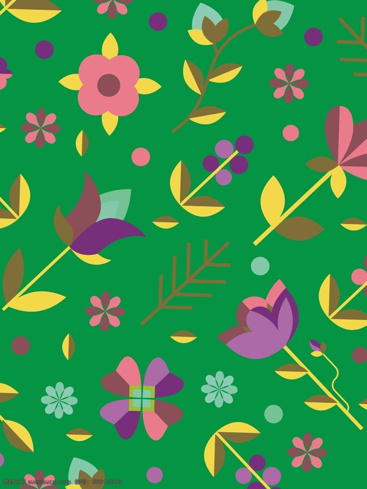 绿色植物 花瓣 背景 创意 艺术 作品 送礼物 广告背景