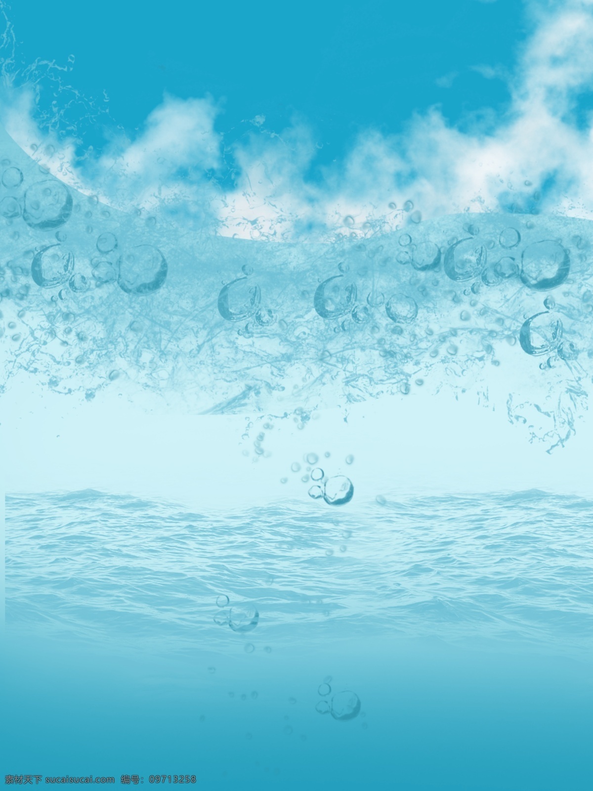 水波纹背景 海水背景 蓝色的水 水波纹理 海报背景