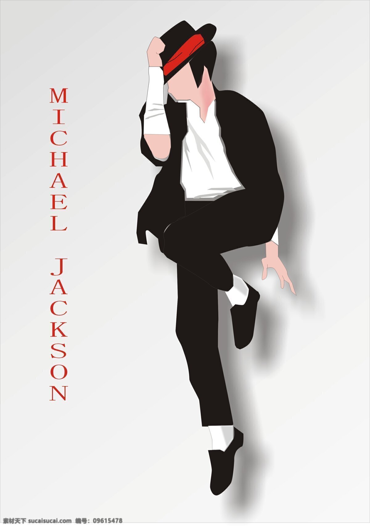 迈克尔 杰克逊 明星偶像 人物图库 动漫动画 设计图库