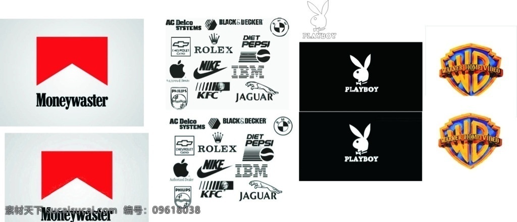 服装标志 服装 logo 标志 适量 耐克 花花公子 安踏 标志图标 企业