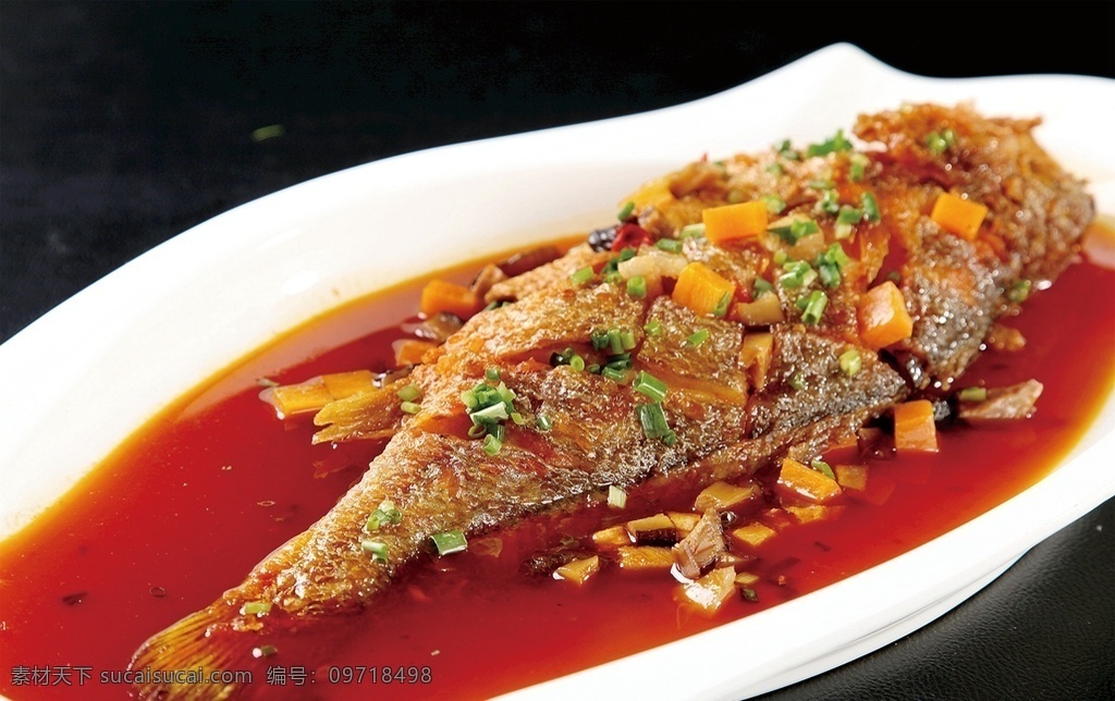 红烧东海黄鱼 美食 传统美食 餐饮美食 高清菜谱用图