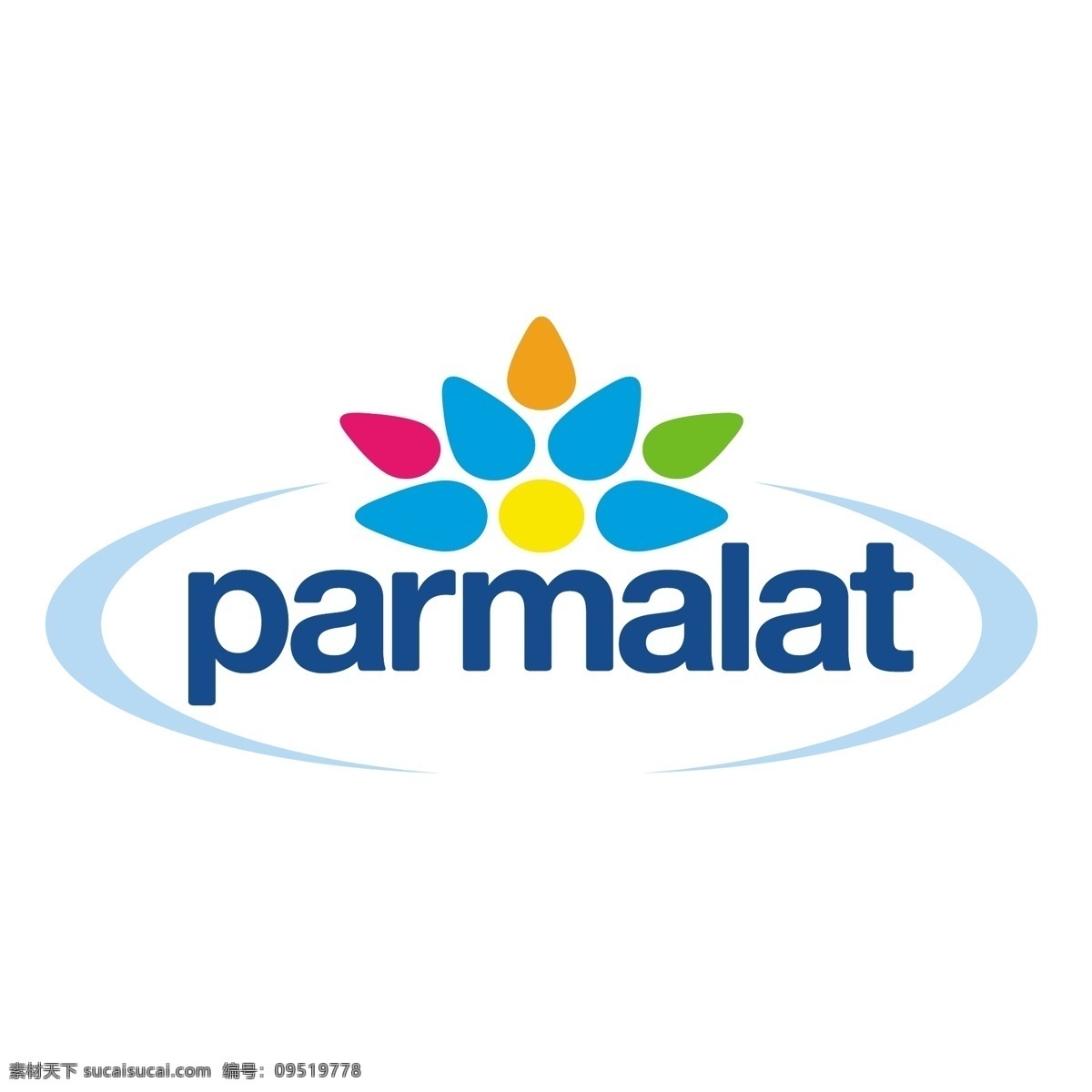 帕玛 拉特 标志 标识为免费 白色