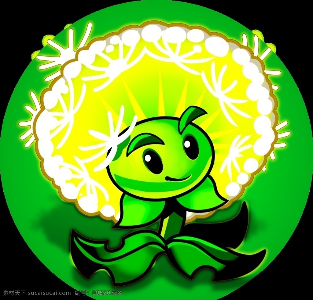 植物 大战 僵尸 蒲公英 pvz2 游戏 动漫动画