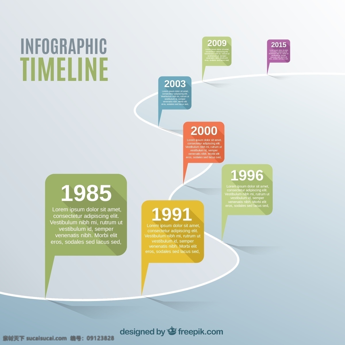 图表和时间表 图表 业务模板 时间 图形 信息 业务信息图表 图表模板 水平 年 白色
