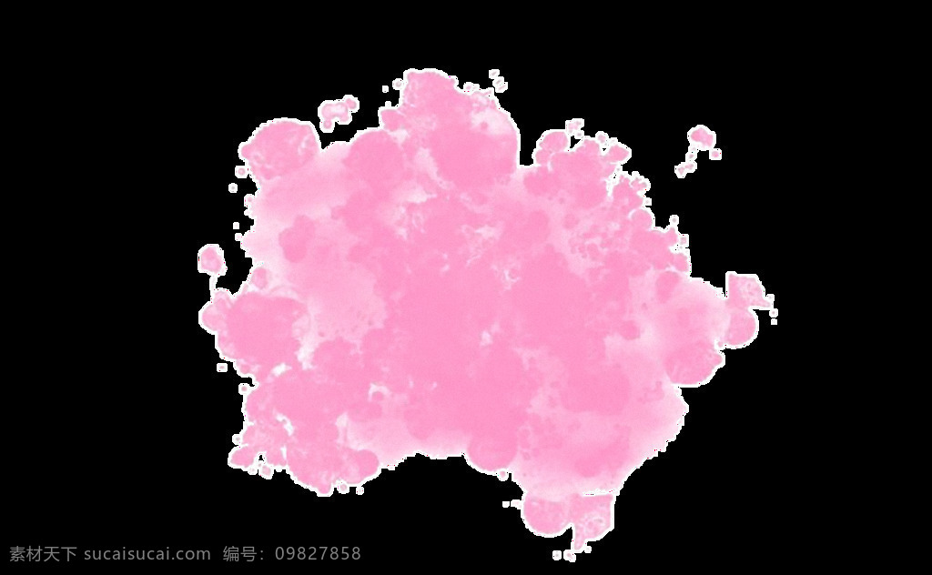 粉红色 水彩 效果 免 抠 透明 颜料 背景 元素 颜料素材 颜色素材