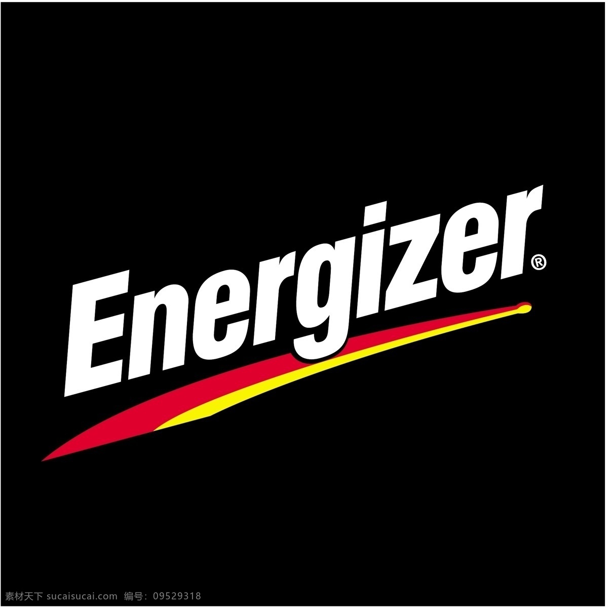 energizer 简单 logo 创意 时尚 英文 标志 黑色