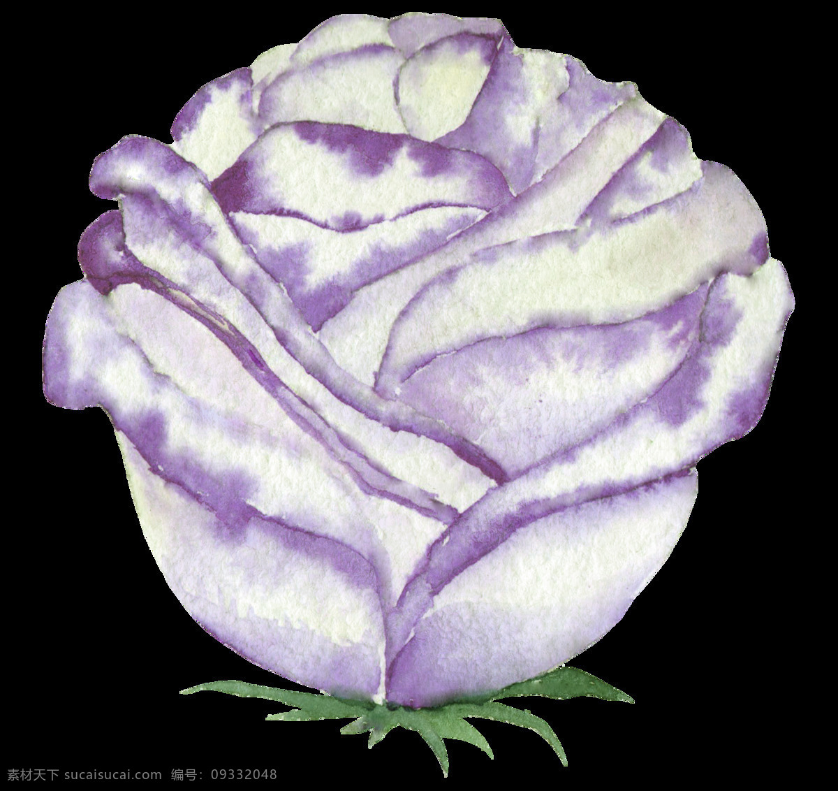 手绘 水彩 精美 花卉 透明 合集 免 扣 白色 插画 粉色 花瓣 花丛 花朵 卡通 蓝色 绿色 绿叶 手账素材