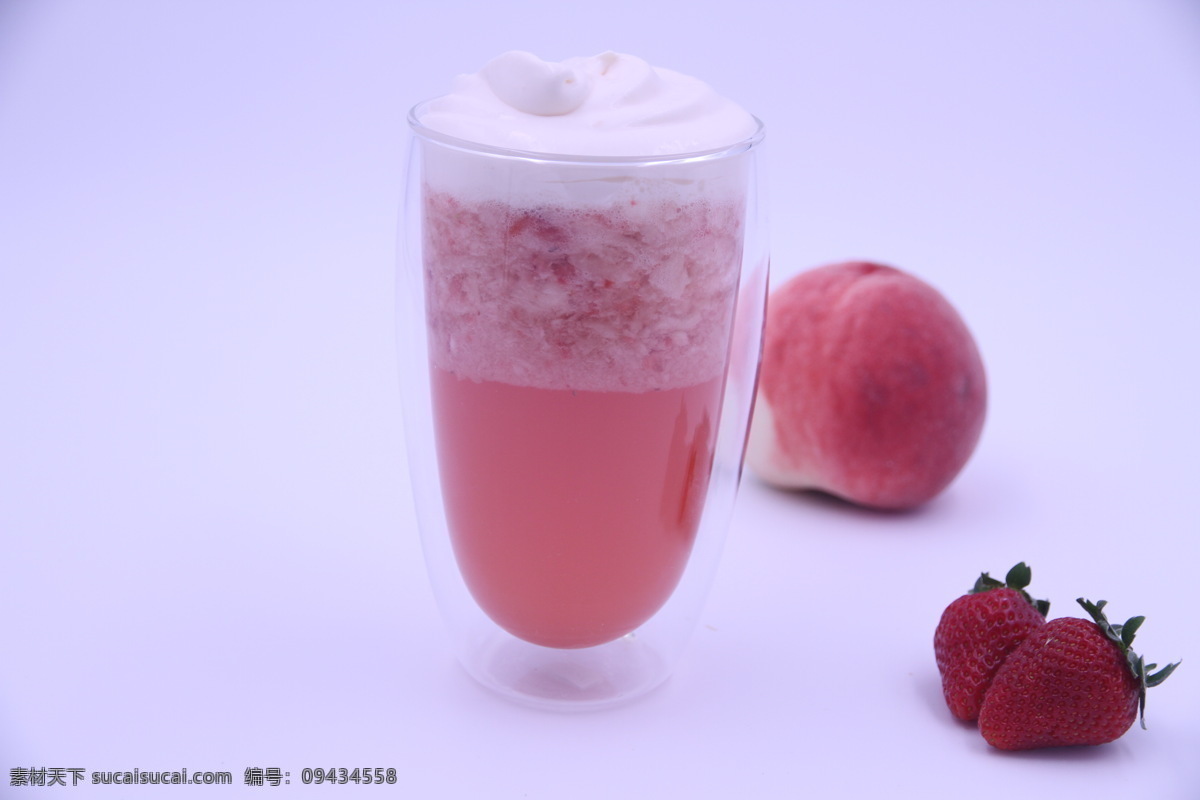 芝士桃桃莓 水果 茶 饮品 水果茶 餐饮美食 饮料酒水