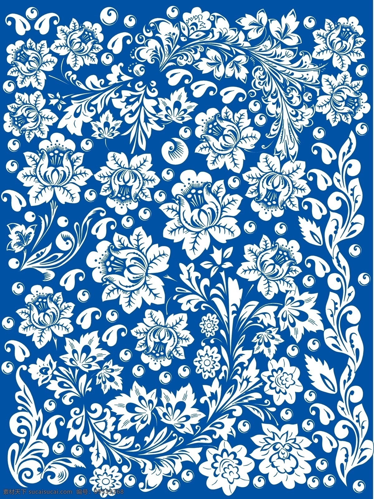 青花瓷 青花瓷花纹 青花兰彩 瓷瓶图案 青花山水情 花纹花边 底纹边框 矢量