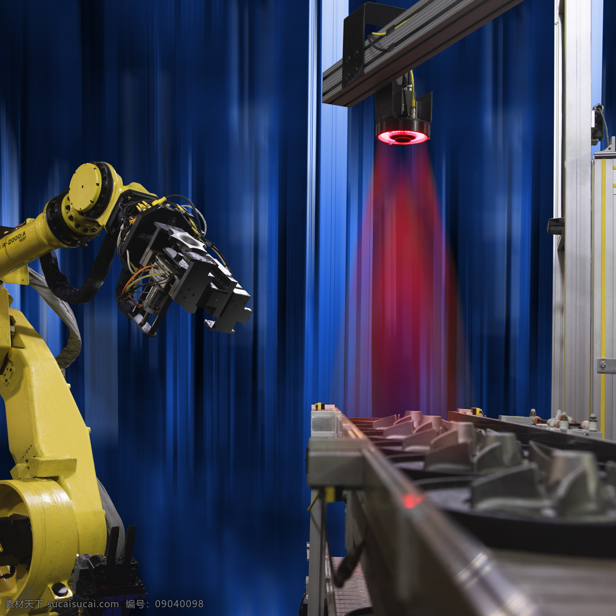 自动化系统 机器人 自动化 视觉系统 机械手臂 机器制造 工业生产 现代科技
