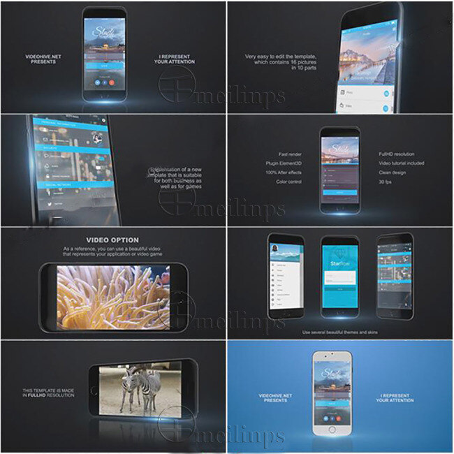 高端 科技 手机 app 推广 工具包 ae 模板 ae模板 cs5 iphone 产品 广告 三维 模型 介绍 aep 黑色