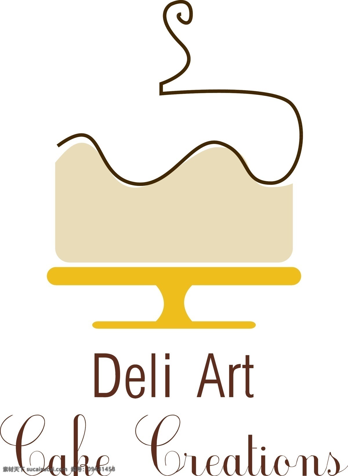 德利 创作 艺术 蛋糕 标识 公司 免费 品牌 品牌标识 商标 矢量标志下载 免费矢量标识 矢量 psd源文件 logo设计