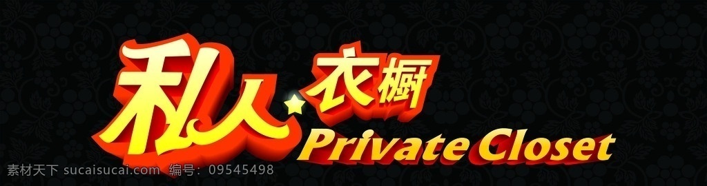 私人衣橱 服装店门头 服装店 门头 服装 女装店 矢量图 文化艺术 广告宣传