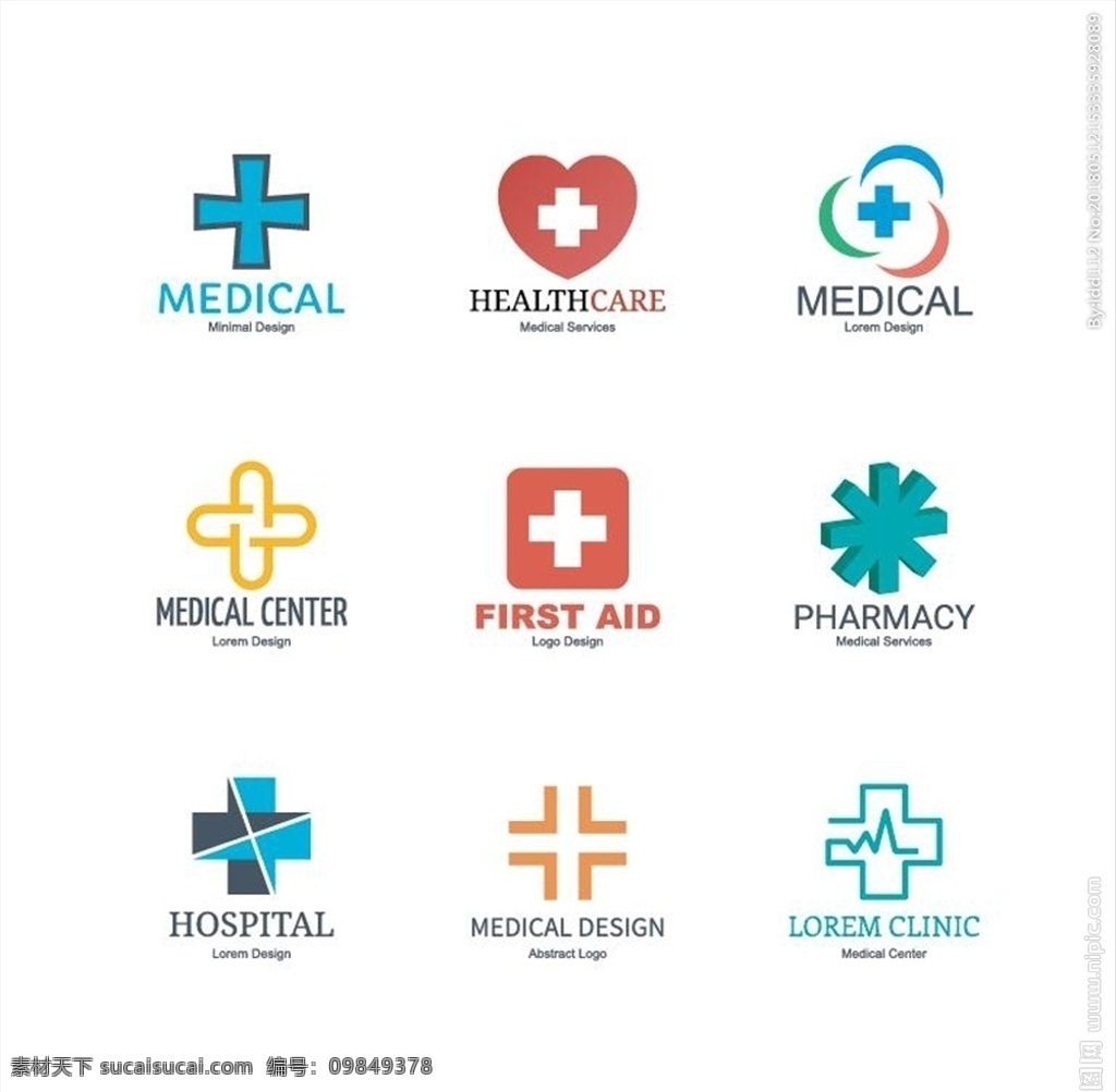 医药 主题 logo 红十字 医疗机构 卫生机构 医院logo 医院标志 救援logo 标志图标 公共标识标志
