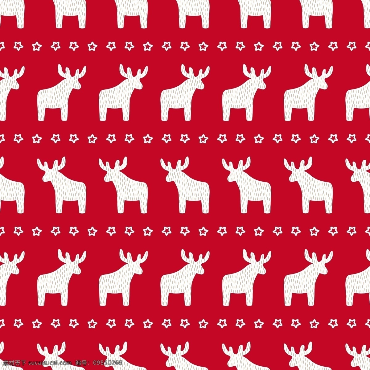 北欧 复古 圣诞 麋鹿 圣诞树 印花 图案 印花图案 移门图案
