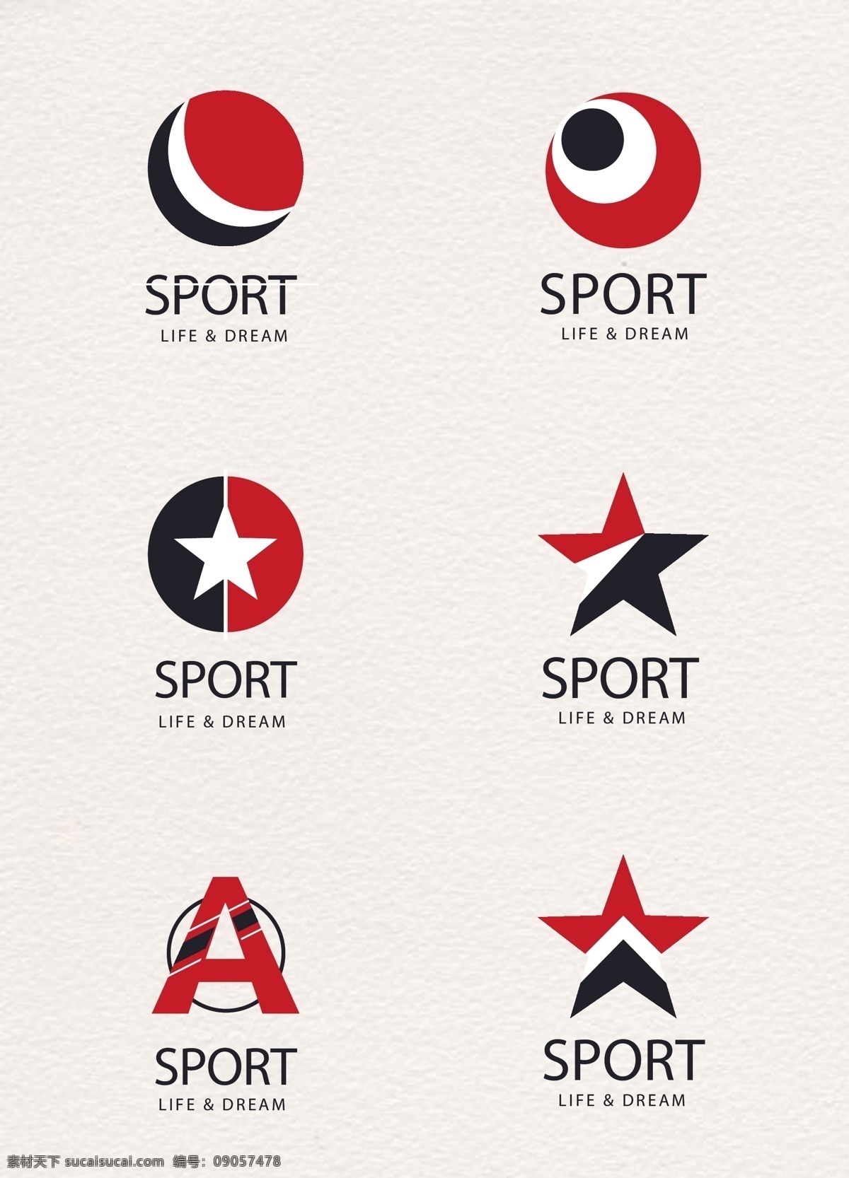 红 黑 简约 体育 标志设计 矢量图 标签设计 红色 黑色 简约设计 体育标志 体育运动