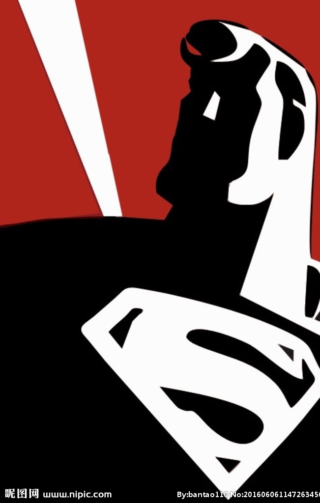 超人 dc英雄 漫威英雄 超级英雄 超人海报 超人剪影 人物素材 人物插画 人物图库 生活人物