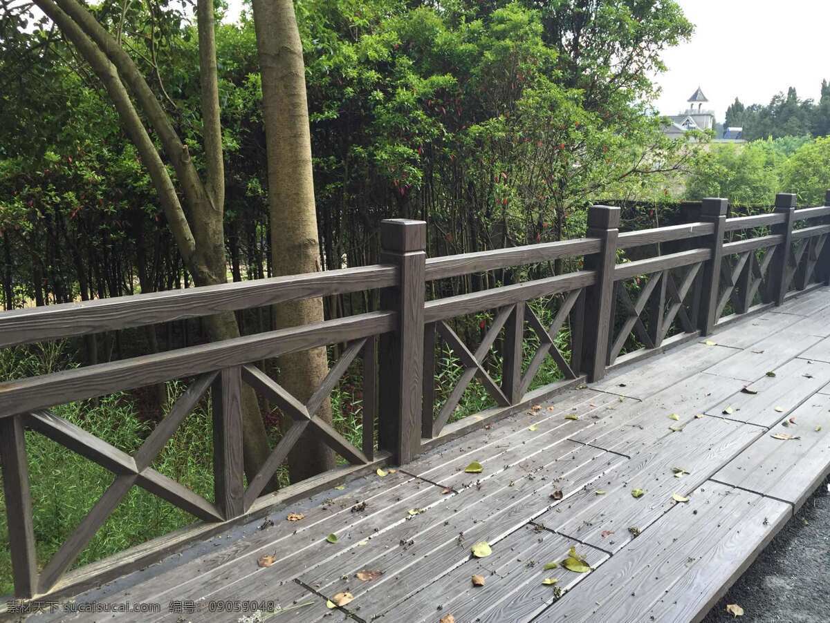 仿木护栏双x 仿木护栏 仿木围栏 水泥护栏 河道护栏 仿木景观 自然景观 建筑景观