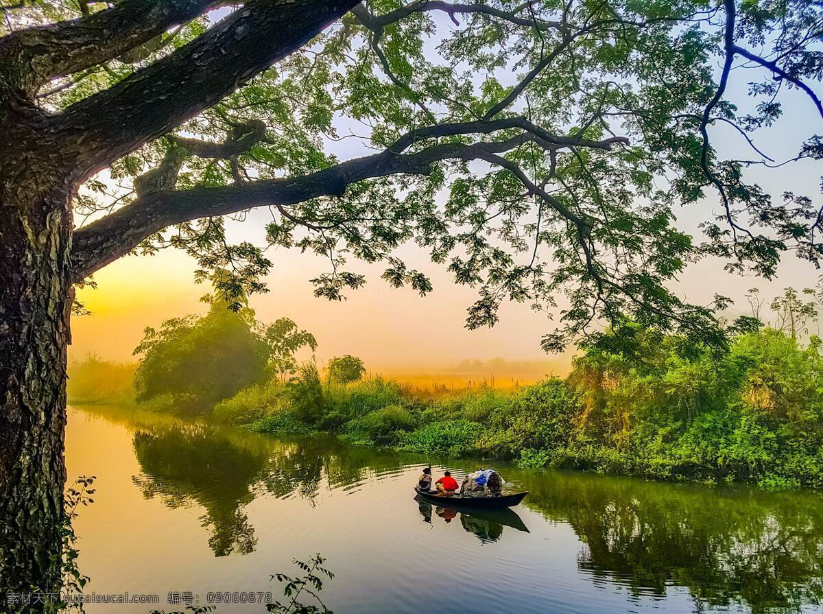 划船 景观 自然 户外 公园 倒影 河流 风景 旅游 度假 自然山水 自然景观 自然风景