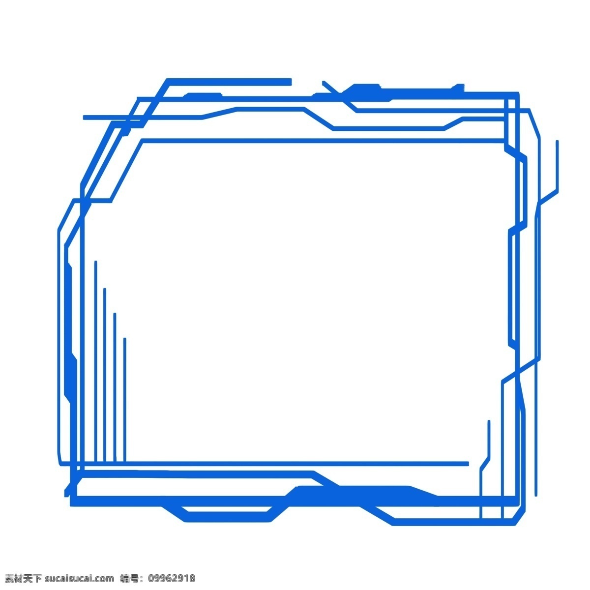 蓝色 矩形 边框 科幻 科技 对话框 底纹 背景 未来 技术
