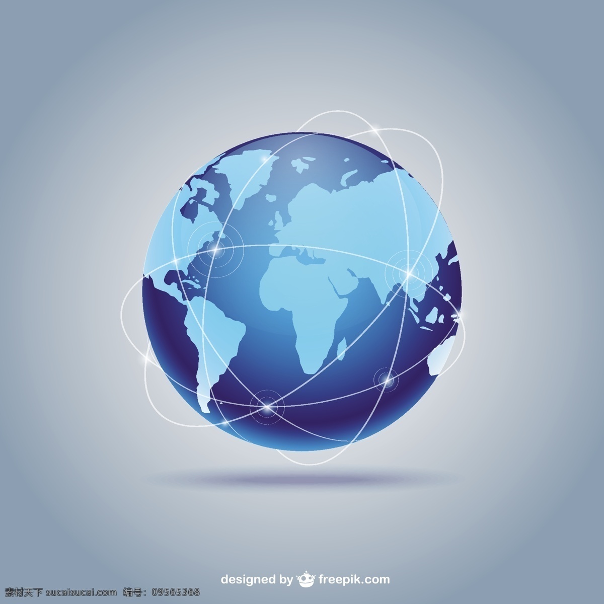 蓝色地球背景 地图 世界 地球 蓝色 全球 行星 国际 古代 矢量 eps文件