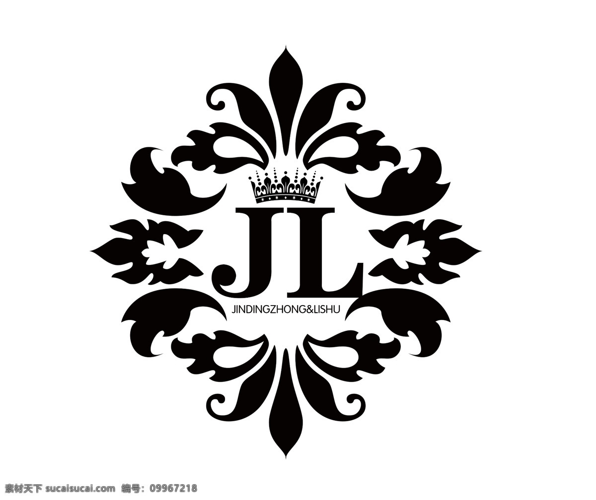 婚礼logo 婚礼设计 欧式婚礼标志 婚礼标志 欧式花纹 皇冠 婚礼主题 标志设计 广告设计模板 源文件