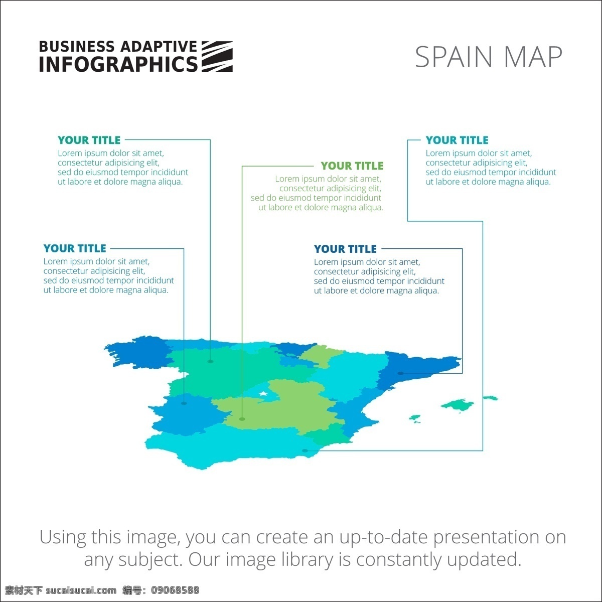infograhic 模板 图表 业务 地图 图形 数字 信息 数据 要素 信息图表元素 颜色 西班牙 企业 infography 图表模板