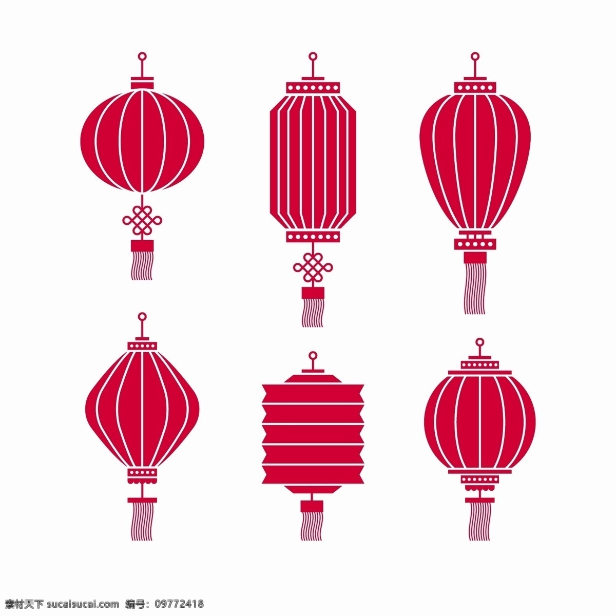 矢量 新年 灯笼 矢量灯笼素材 新年灯笼