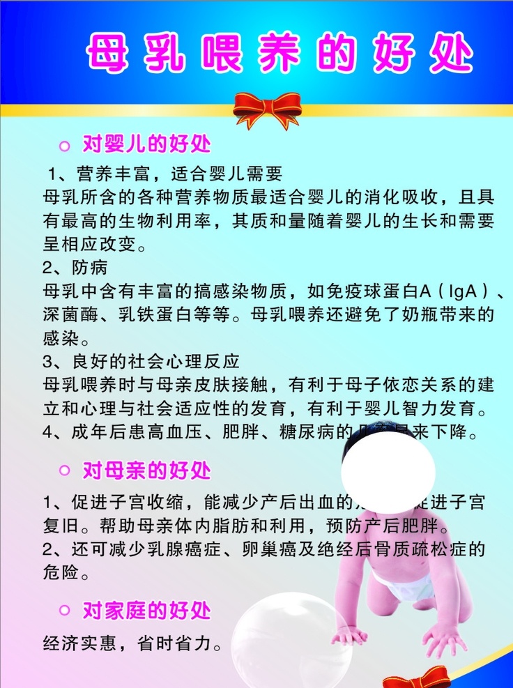 母乳 喂养 好处 母乳喂养好处 哺乳姿势 展板 婴儿 母亲