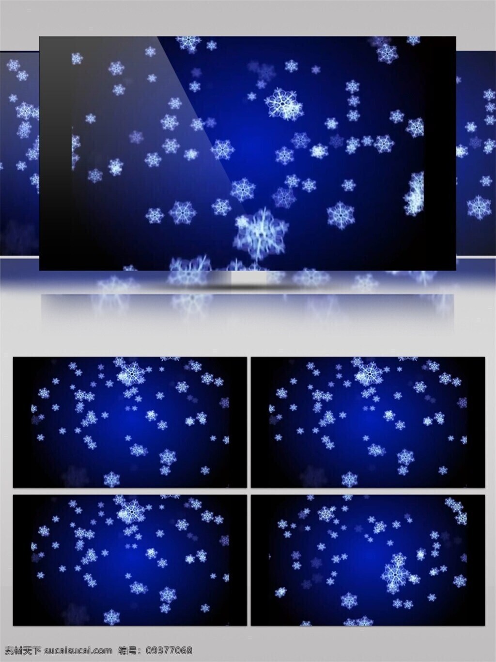 蓝色 雪花 圣诞节 视频 白色雪花 节日壁纸 节日 特效 迷幻少女 夜色星空