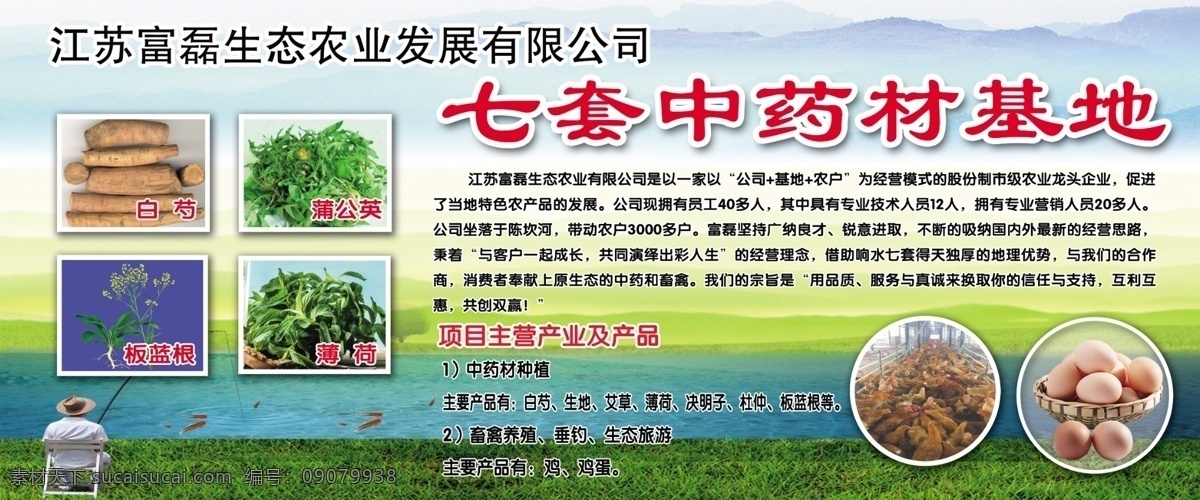 中药材 基地 海报 中药材基地 简介 画面 背景