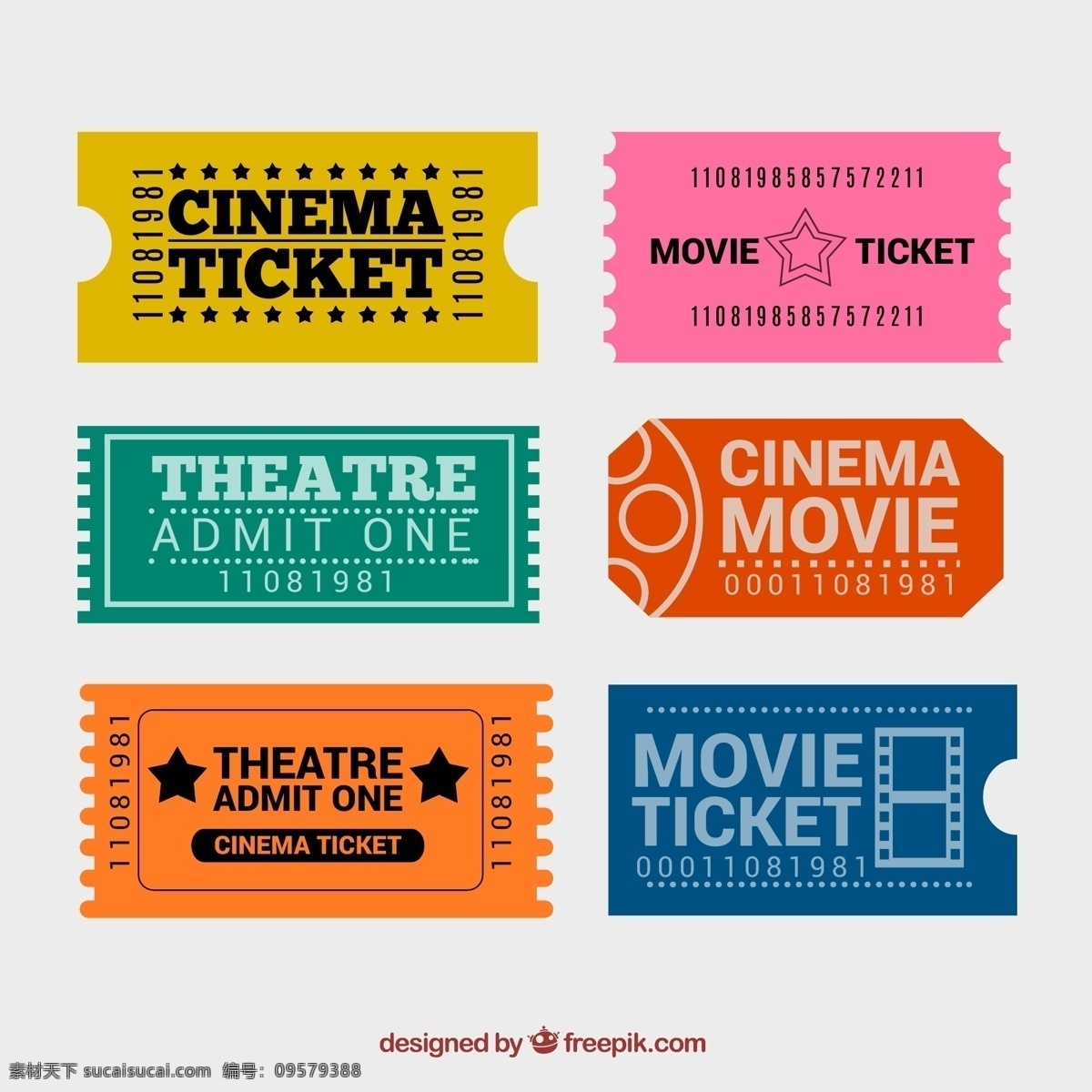 款 创意 单人 电影票 电影 单人票 电影院 创意电影票 文化艺术 绘画书法
