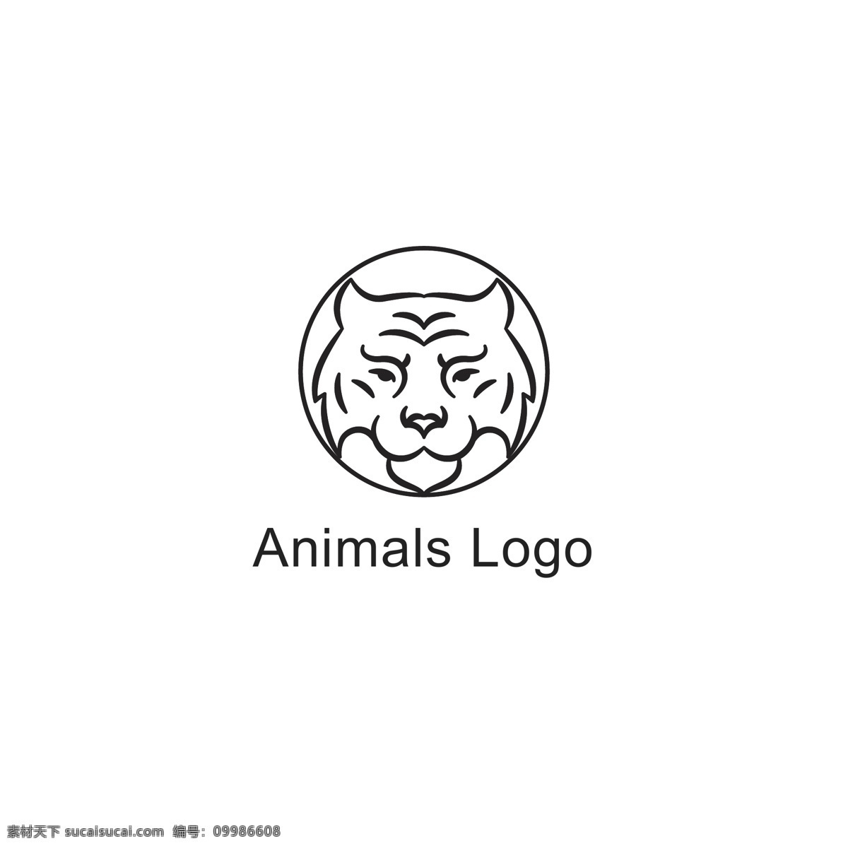 老虎 品牌 logo 老虎logo 老虎头像 简笔卡通 卡通logo 品牌logo logo设计 标识设计 标志 ai矢量