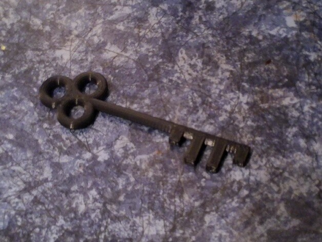 圆形 钥匙 锁 3d打印模型 艺术时尚模型 蒸汽朋克 穿戴艺术