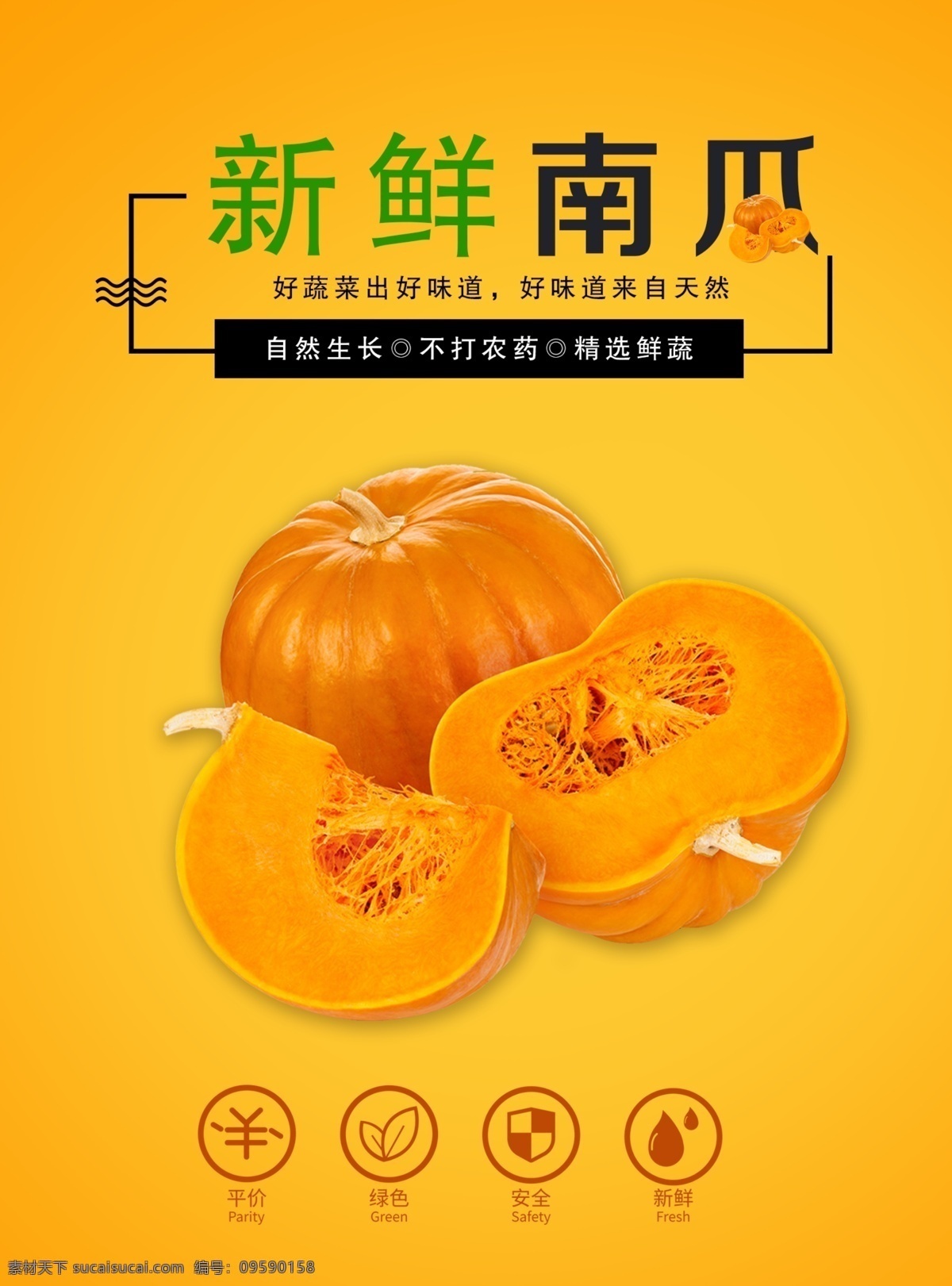 蔬菜海报 南瓜 南瓜海报 蔬菜 海报 黄色南瓜