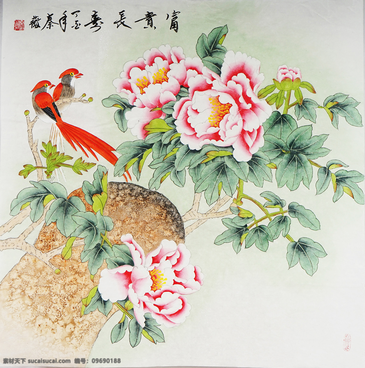 工笔 意境 写意 国画 花鸟 绘画艺术 中国风