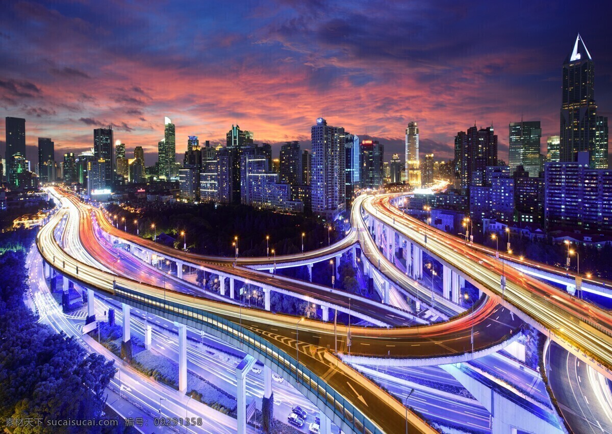 城市 夜景 灯光 夜晚 光线 城市夜景 高楼 天空 夜景城市