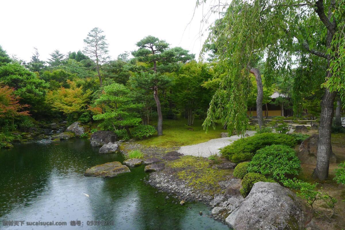 日本 松江 志 园 风景