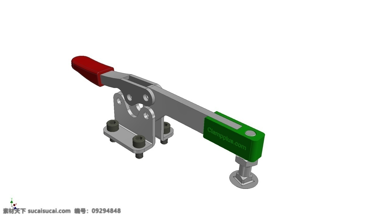 肘 节 夹 迪斯 泰克 马车 螺栓 clampplus 3d模型素材 其他3d模型