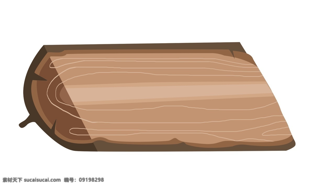 咖 色 木头 装饰 插画 咖色木头 一块木头 木材 木料 树木木头 木质木头 伐木 木材装饰插画 卡通木头
