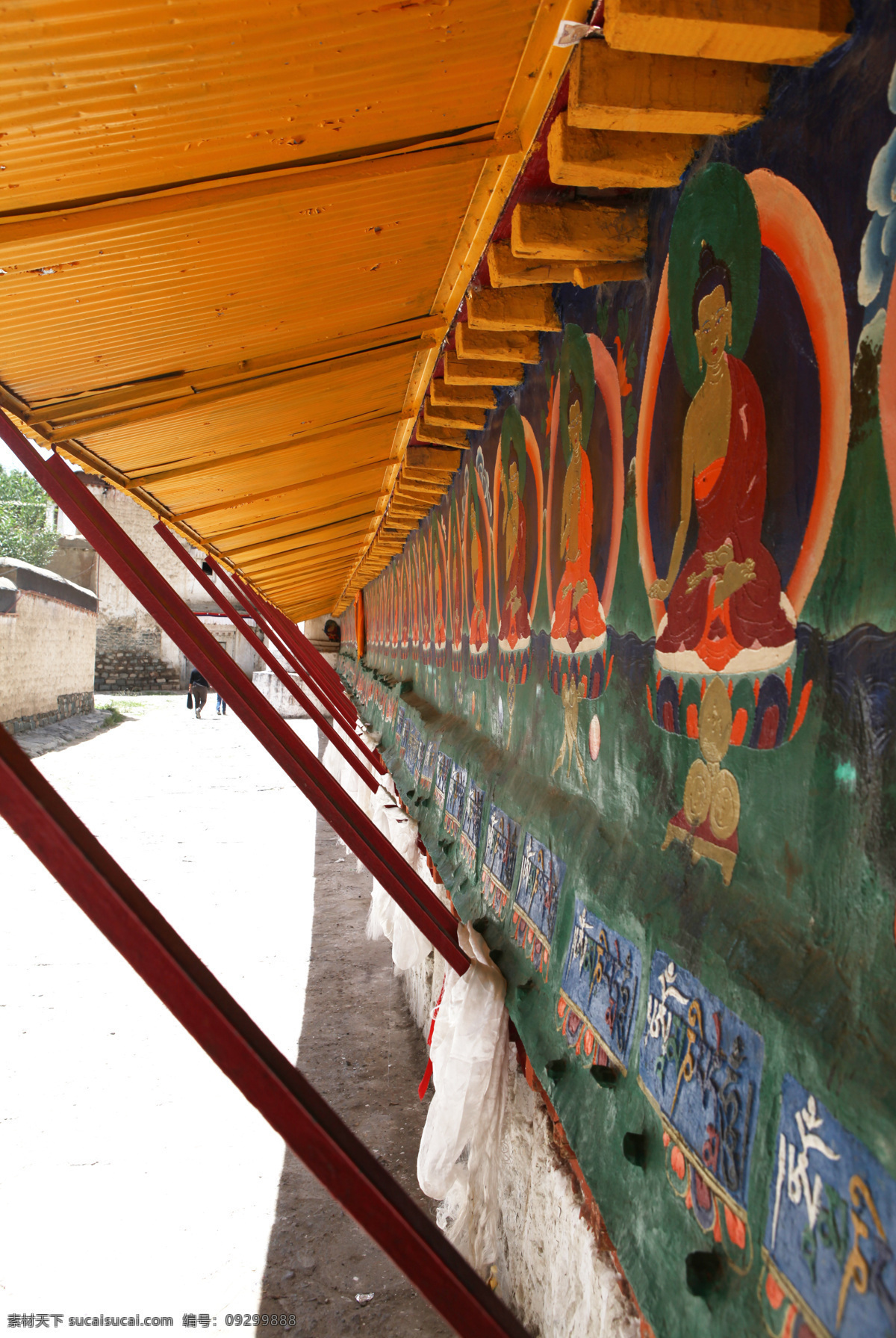扎什伦布寺 壁画 西藏 日喀则 宗教 旅游摄影 国内旅游