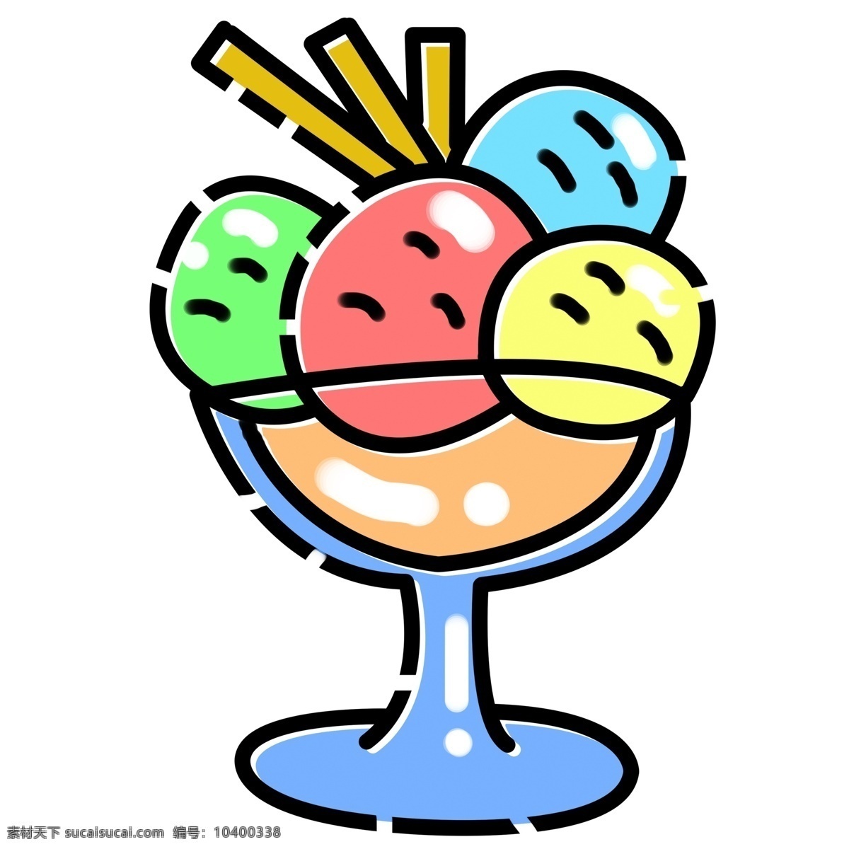 一杯 彩色 冰淇淋 球 免 抠 图 冰棒 夏季 冰镇 食物 解渴 凉爽一夏 夏天 哈根达斯 夏天的冰淇淋 不同 口味