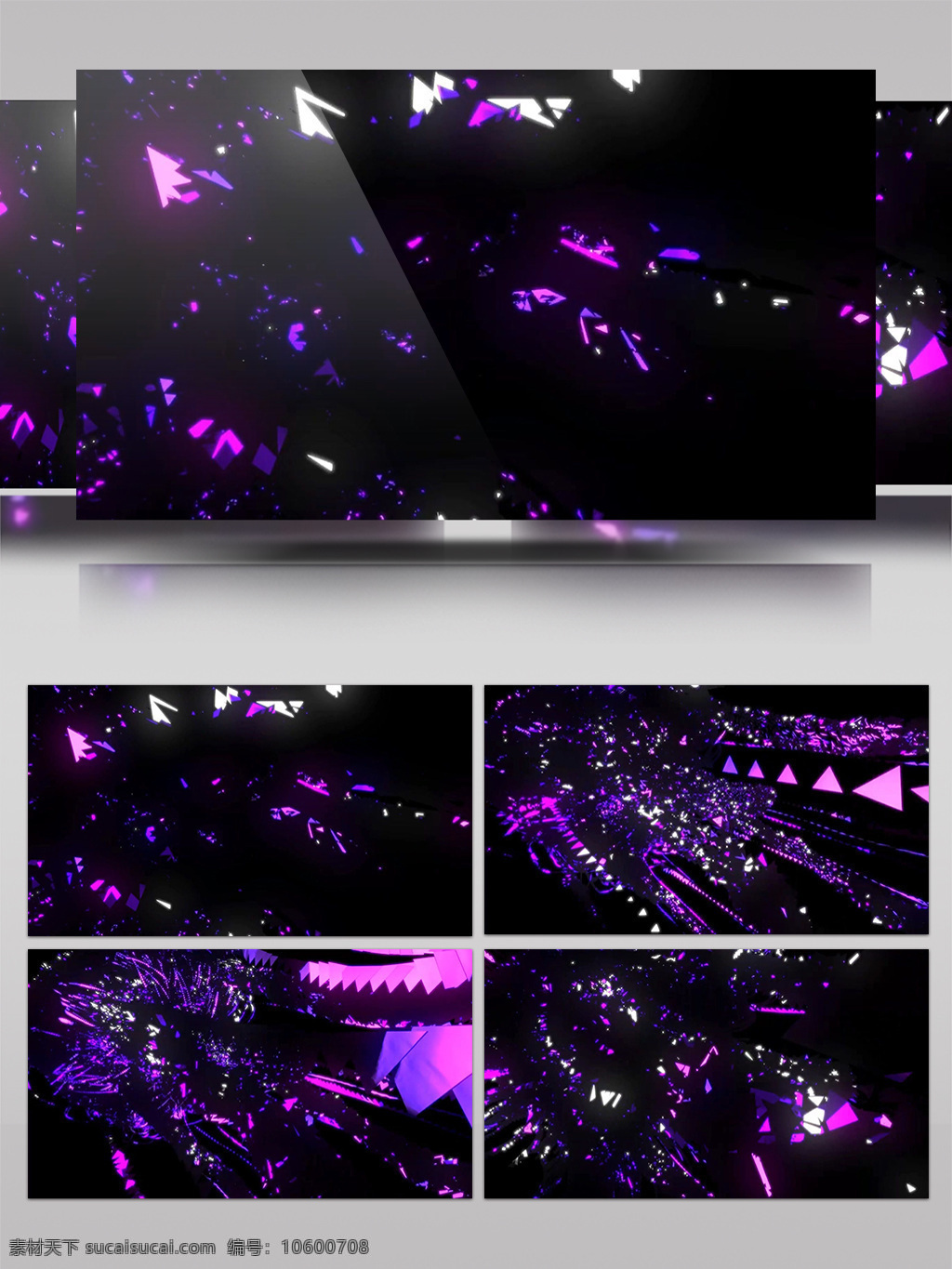 紫色 流光 粒子 视频 动感 水晶 视频素材 动态视频素材