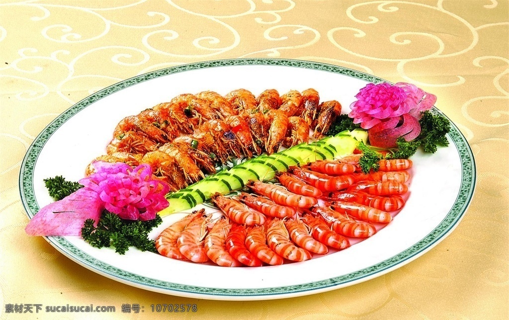 两吃基围虾 美食 传统美食 餐饮美食 高清菜谱用图