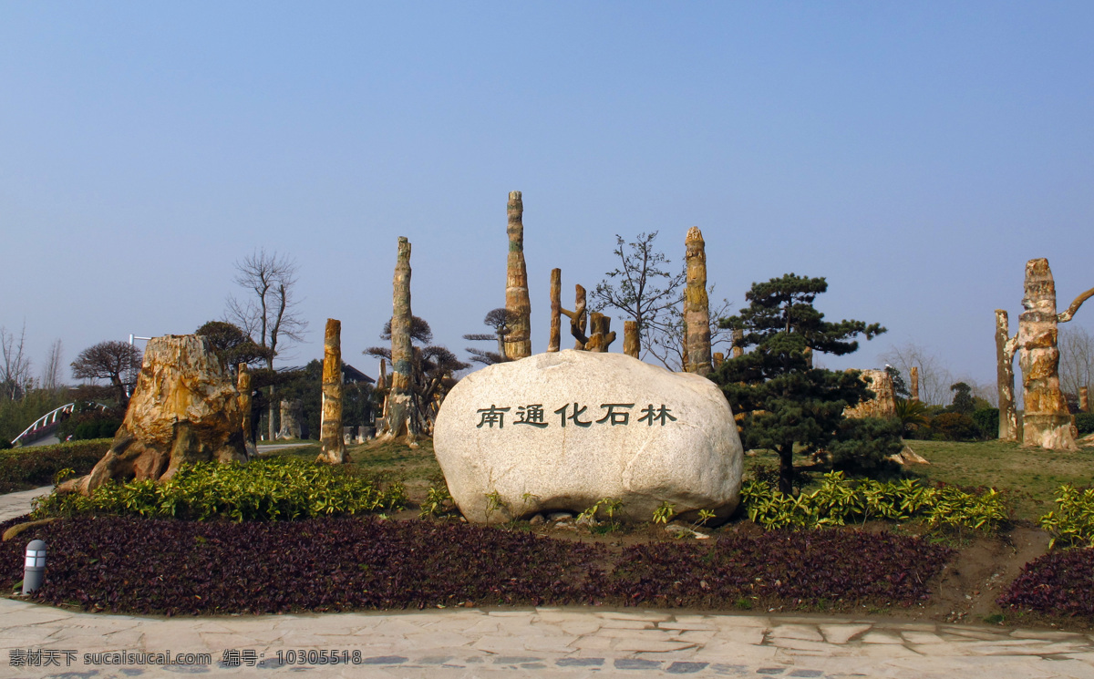 春天 化石 江苏 景点 旅游 旅游摄影 人文景观 树 南通 化 石林 南通化石林 早晨 园博园 psd源文件