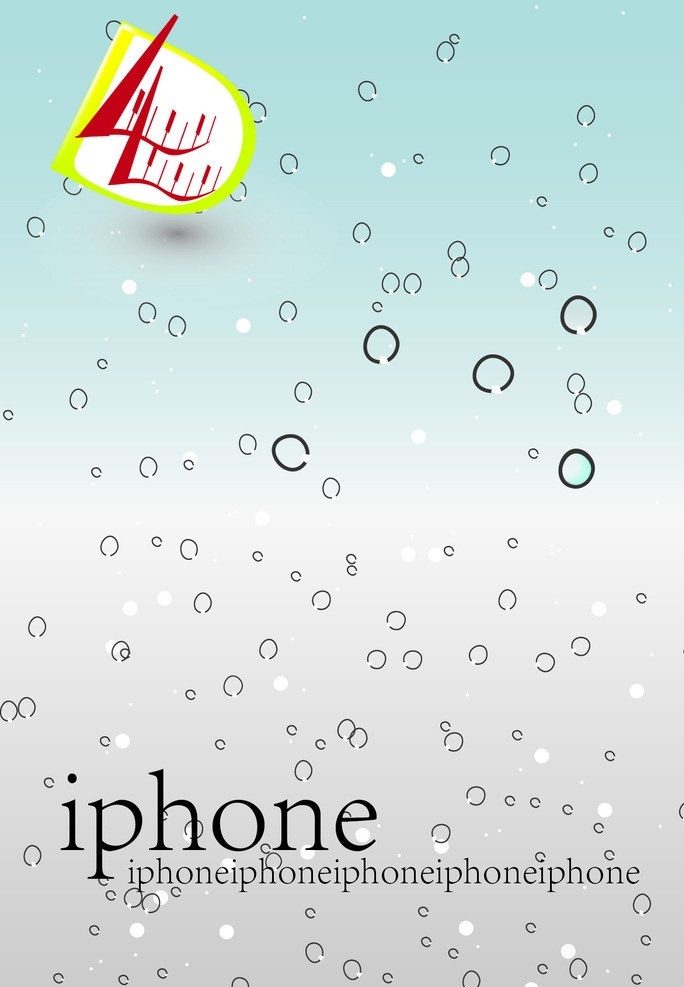 背景图 iphone 水珠 logo 治愈系 清淡 底纹背景 底纹边框 矢量