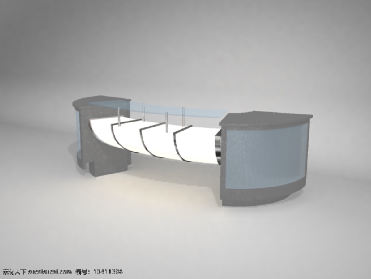 服务台 家居室内 3d模型素材 家具模型