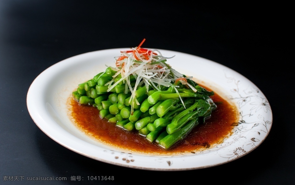 白灼芥兰苗 芥兰苗 家常菜 小炒 中餐 传统美食 小菜 热菜 炒菜 蔬菜 中餐小菜 餐饮美食