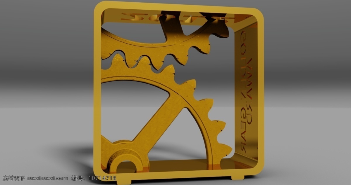黄金 齿轮 奖 2012 goldengear2012 3d模型素材 室内场景模型