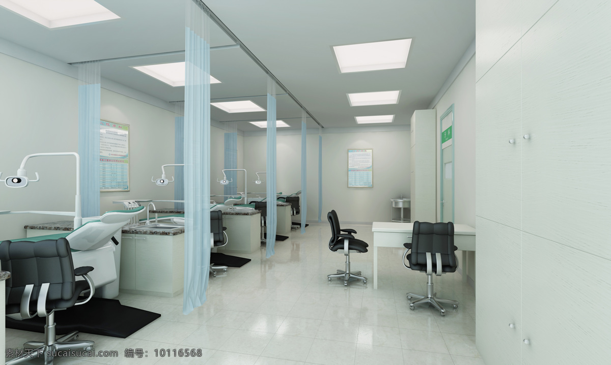 3d设计 室内设计 牙科 牙医 医疗器械 医院 医疗设施 医科工作室 医务 高科技诊断 靠背 病号 病床 家居装饰素材